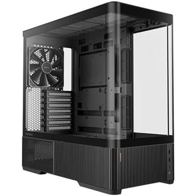 Antec Constellation C6 Air Mid Tower Gaming Case, 1 x USB Type-C / 2 x USB 3.0, Curved Tempered Glass Front and Side Window Panel, Multi-Directional Air Intake, 3 x Pre-Installed PWM Fans, ATX, Micro-ATX, ITX Compatible
