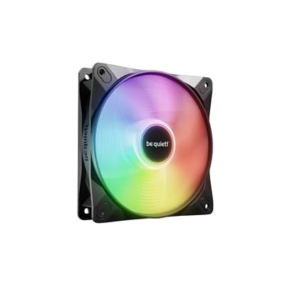be quiet! Light Wings LX 120mm PWM Reverse, Black, ARGB Lighting, High Airflow, 60,000 Hours, 3 year warranty