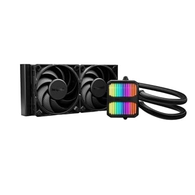 be quiet! Silent Loop 3 240mm All-in-One Liquid CPU Cooler, ARGB Lighting, Silent Wings 4 Fans, 3-Chamber Pump, High-Performance Cooling for Intel &amp; AMD CPUs