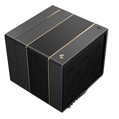 DeepCool ASSASSIN VC ELITE Black Dual-Tower CPU Cooler  Vapor Chamber Base, 7 Heatpipes, 300W TDP, Quiet Dual Fans (140mm + 120mm), Dual Performance/Quiet Modes, Universal Socket Support