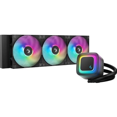 DeepCool LE360 V2 360mm Liquid CPU Cooler, Triple 120mm ARGB Fans, Anti-Leak Tech, Quiet High-Performance Pump, Compatible with Intel &amp; AMD Sockets