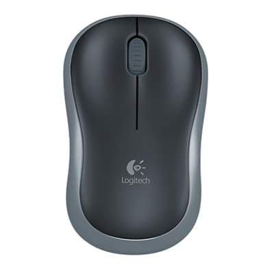 Logitech M185 Wireless Black &amp; Grey Mouse