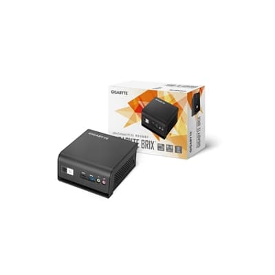Gigabyte BRIX (GB-BMPD-6005) Barebone Kit, Intel Pentium Silver N6005 2.8GHz Quad Core CPU,1 x DDR4 SO-DIMM Slot, 1 x M.2 2280 Slot, 1 x 2.5 Inch SATA Slot, Dual Band Wi-Fi &amp; Bluetooth 4.2
