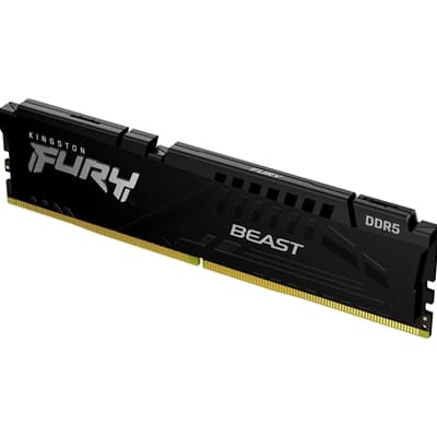 Kingston FURY Beast KF560C36BBE2-16 16GB U-DIMM System Memory, 6000MT/s, DDR5, CL36,Black, AMD EXPO Certified